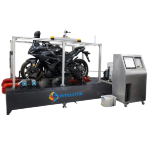 Electric Vehicle Chassis Dynamometer for 2-Wheeler EVs with Electric 2-Wheeler -IES-EV-355